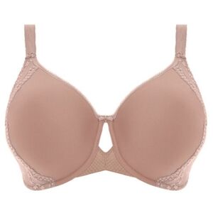 Elomi Charley Fawn Bandless Spacer Moulded Bra Lined Underwire Size 34L Nude